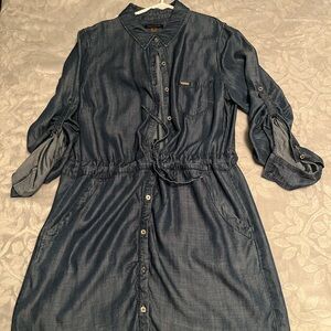 Tommy Hilfiger Dark Blue Long Sleeve Dress